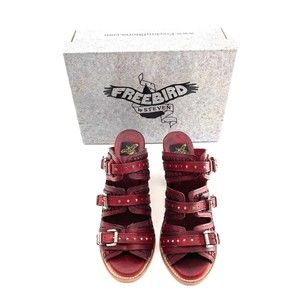 NEW Freebird Caitlyn Block Heel Sandals